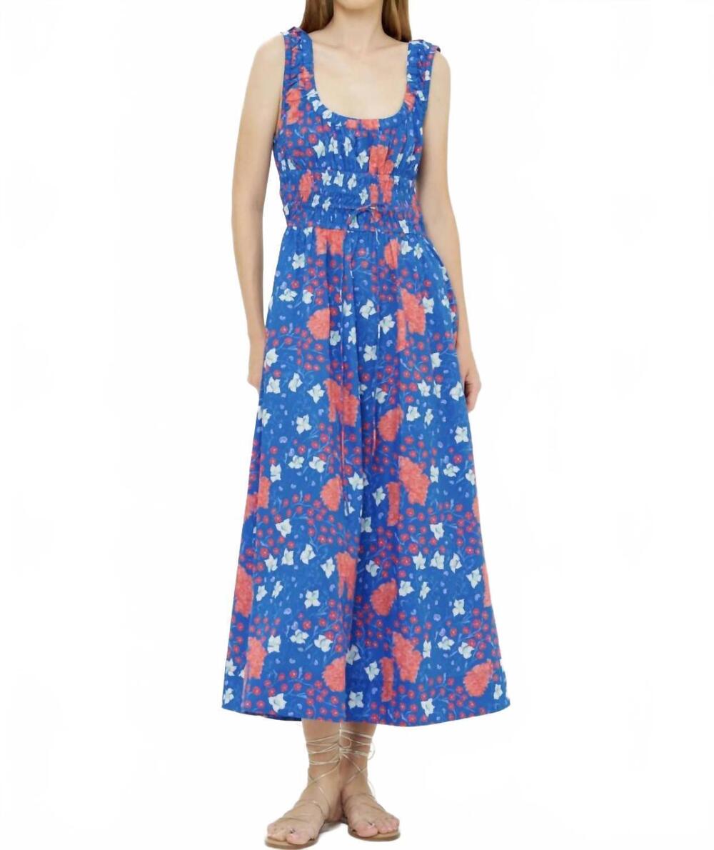 NEW OLIPHANT harper dress in fleur blue